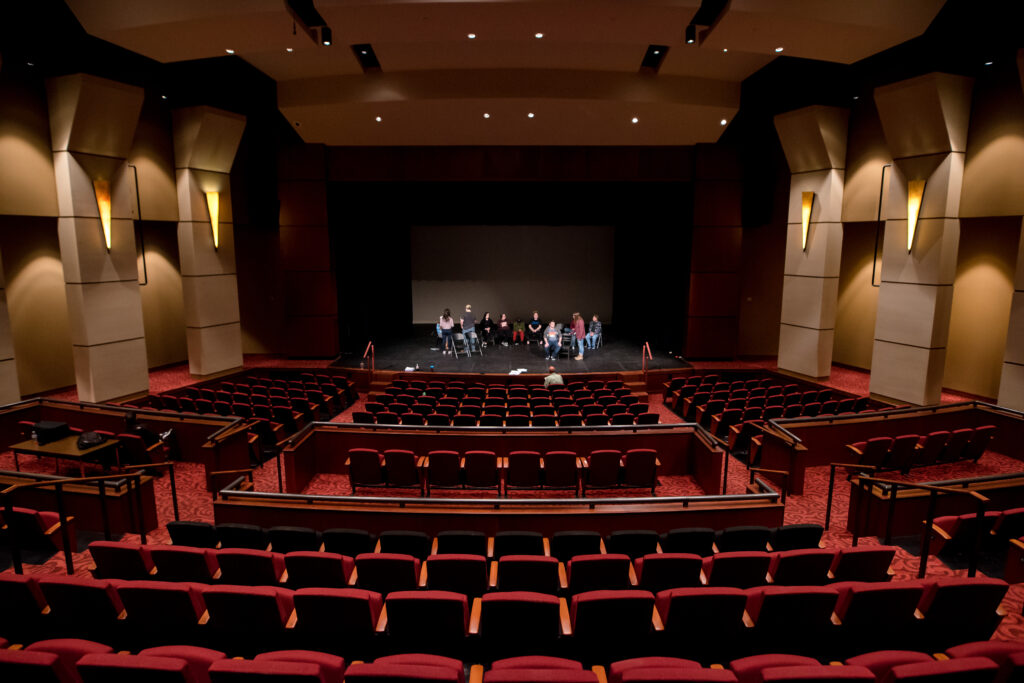 An image of Piedmont University's Swanson Center for Performing Arts Mainstage Theater.